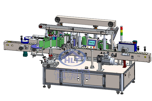 瓶颈+瓶身高速贴标机